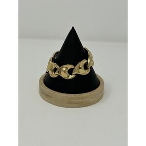 Monet Chunky Gold Tone Bracelet